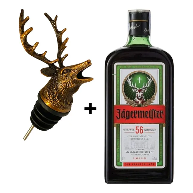 Jagermeister Licor Original Con Accesorio: Vertedor O Shots