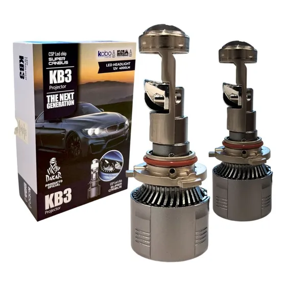 Cree Led H4 H7 H11 9005 9006 Kb3 Con Lupa Super Canbus