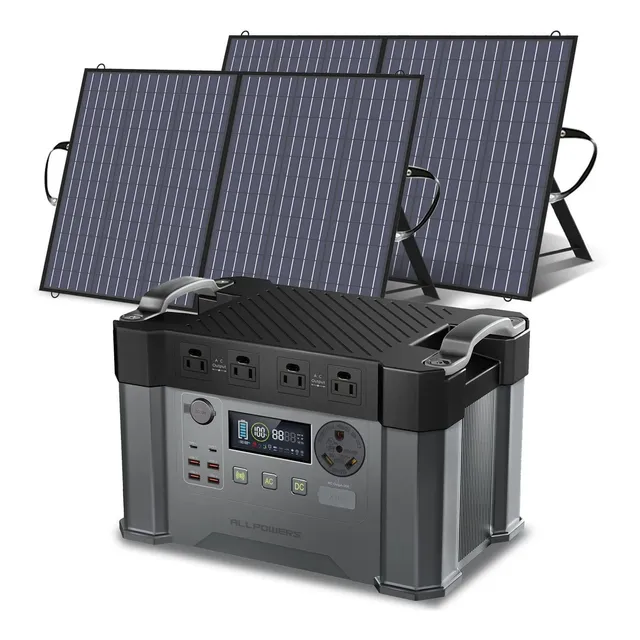 Allpowers Generador Solar Pro Panel Incluido Mppt Estacion