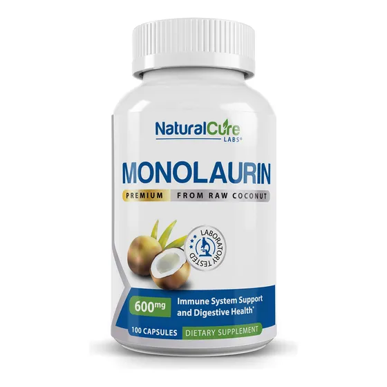 Suplemento De Monolaurina De 600 Mg De Natural Cure Labs