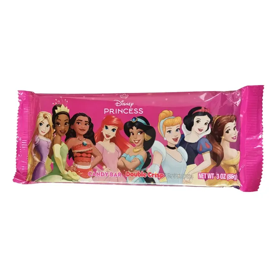 Barra Chocolate Double Crisp Palmer Con Princesas De Disney