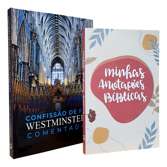 Livro Confissão Fé Westminster Comentada, Diário Oração Boho