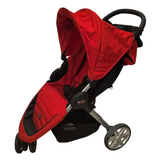 Cochecito De 3 Ruedas Britax B-agile Rojo Usado