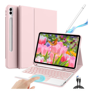 Funda Teclado Táctil Lápiz P/galaxy Tab S10 Plus/s9 Fe+ 12.4 Funda Teclado Táctil Lápiz P/galaxy Tab S10 Plus/s9 Fe+ 12.4