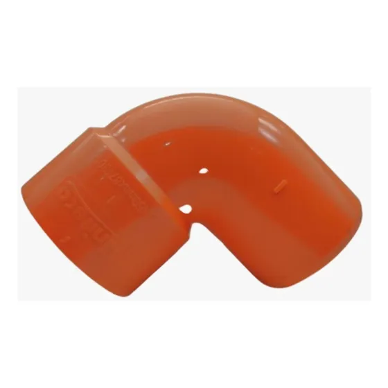 Codo Naranja (reforzado) Aguas Negras 4  (90grados) Uniteca