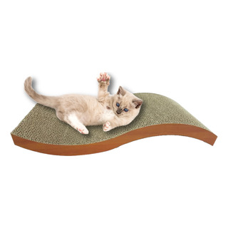 Rascador Para Gatos Carton Corrugado Diseño Ondulado Catnip Rascador Para Gatos Carton Corrugado Diseño Ondulado Catnip