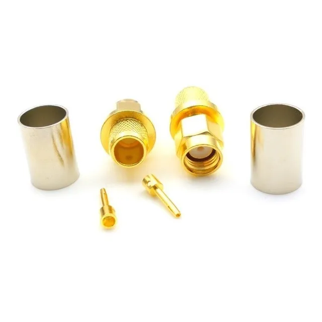 Conector Sma Crimpear Rg6 Rg59 Lmr300 Antenas Wifi Oferta