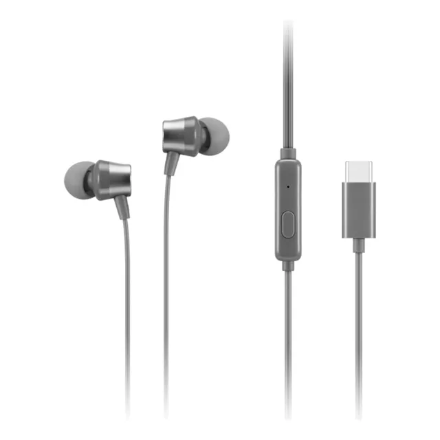 Lenovo - 300 Auriculares Internos Con Cable Usb-c - Micrófon