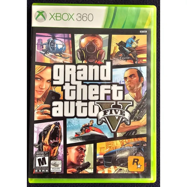 Gta V Grand Theft Auto Xbox 360 Solo Disco De Instalación
