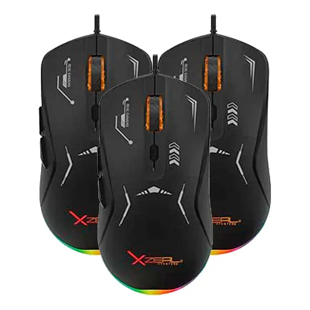 Kit 3 Mouse Gamer Xzeal Xsamga2b Xst-401 13 Modos 