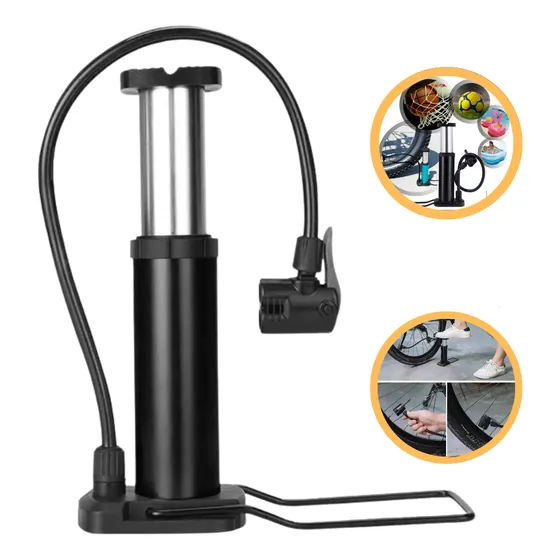 Bomba De Ar Encher Pneu Carro Bola Bicicleta Super Rápido
