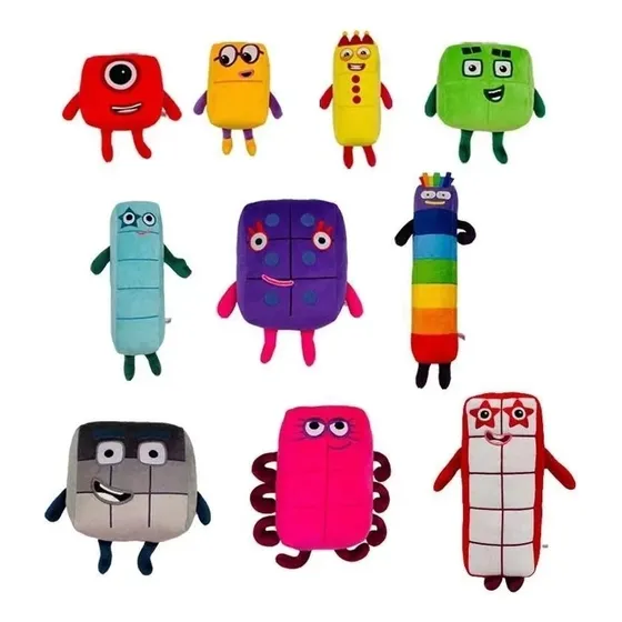 Numberblocks Juguetes De Peluche Números Suaves A