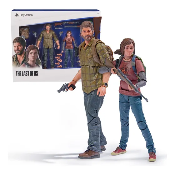 2 Pack Figuras 6  Joel & Ellie (the Last Of Us)