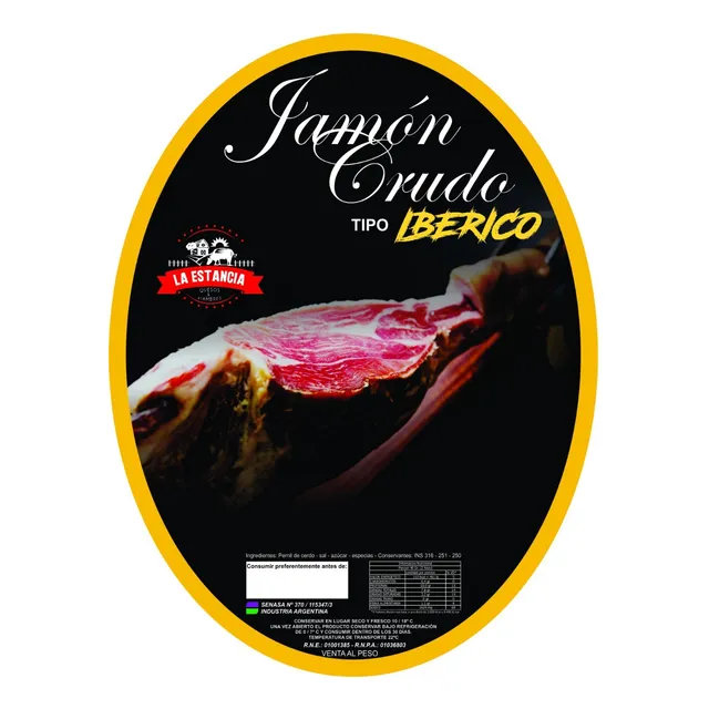Pata De Jamon Crudo Tipo Iberico 10 Meses