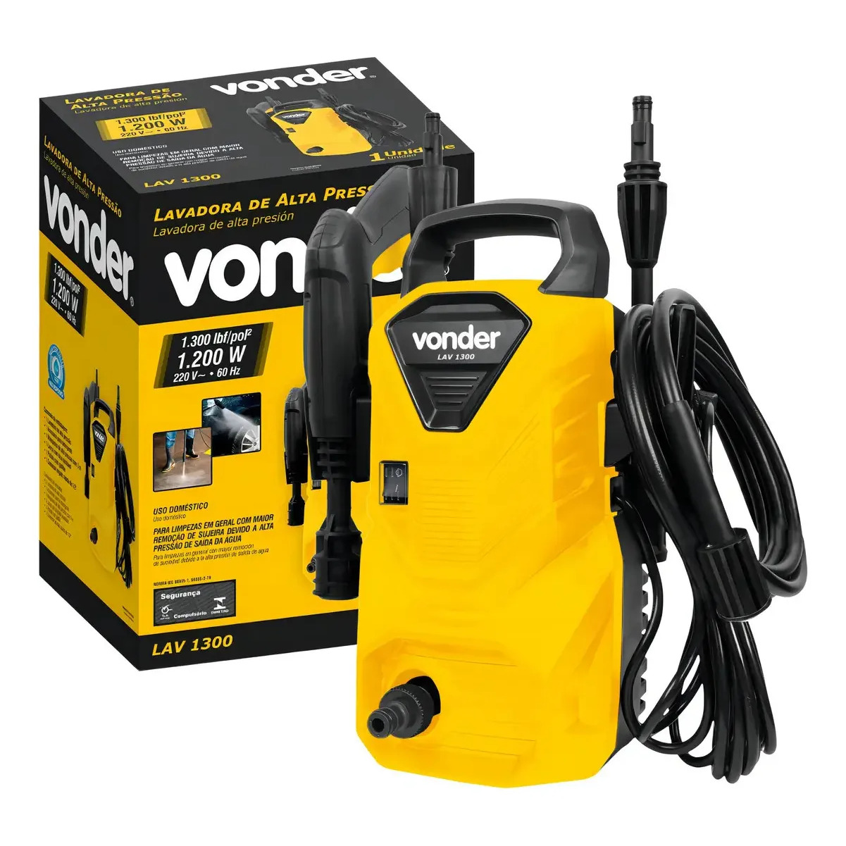 Lavadora alta pressao Vonder 1200W