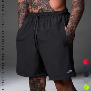 Bermuda Tectel Masculino Leve Fresca Bolsos Frontais Bermuda Tectel Masculino Leve Fresca Bolsos Frontais