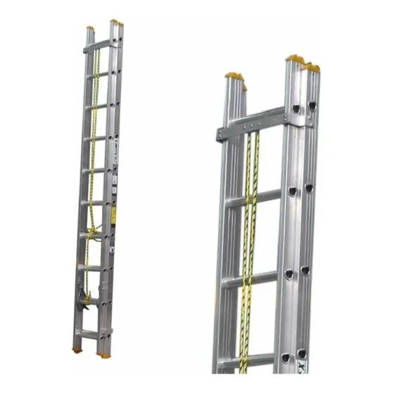 Escalera Colisa En Aluminio Y Fibra 20 Escalones 