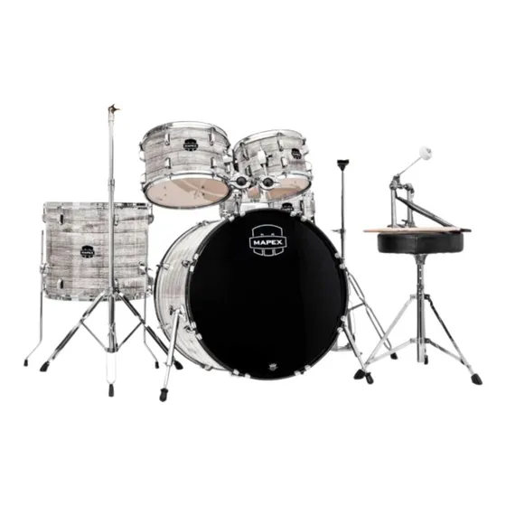 Bateria Acústica Mapex Cm5044t Comet Banco White Marblewood