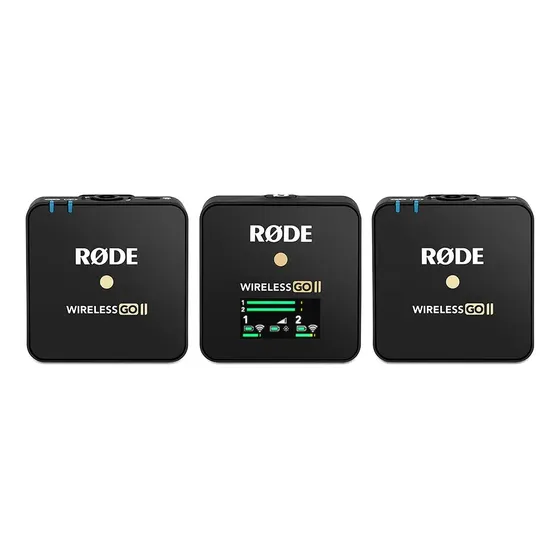 Micrófonos Rode Wireless GO II Condensador Omnidireccional color negro | Cuotas sin interés