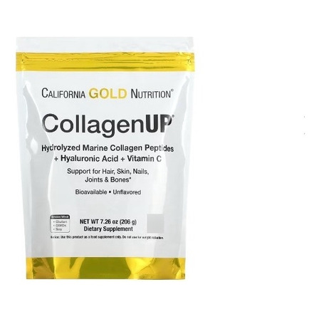 Polvo Hidrolizado De Colágeno Marino Ácido Hialurónico Vit C 206g Polvo Hidrolizado De Colágeno Marino Ácido Hialurónico Vit C 206g
