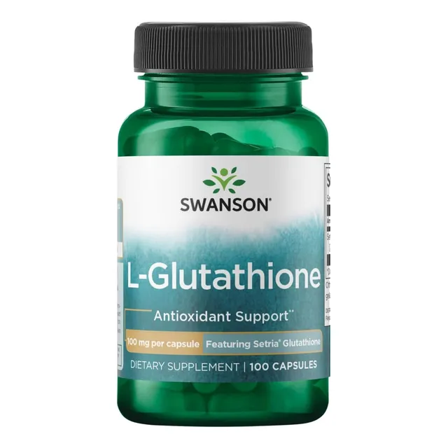 Glutatión 100mg L- Glutathione Antioxidantes 100 Cápsulas