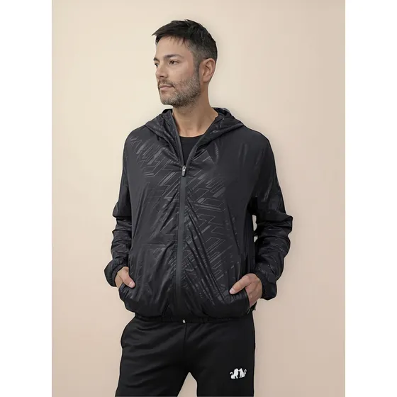 Campera Almarsport Deportiva Stalwart Capucha Rompeviento
