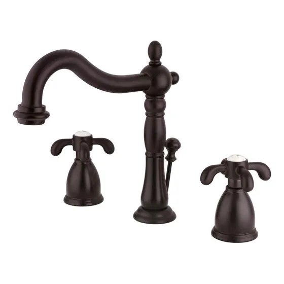 Kingston Brass French Country Grifo Lavabo Extendido Bronce