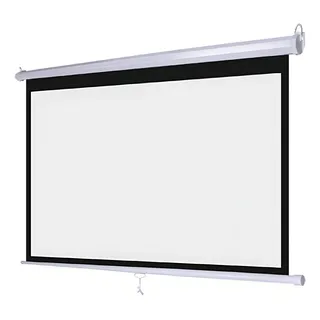 Tela RetrĂĄtil Para Projeção De VĂdeos Cor Branca 200x150cm Goldentec Tela RetrĂĄtil Para Projeção De VĂdeos Cor Branca 200x150cm Goldentec
