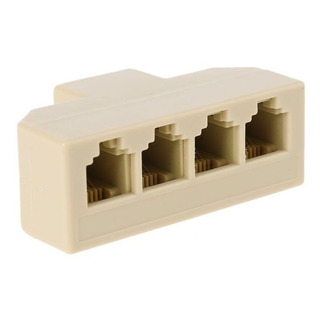1 Unid Rj11 Splitter Adaptador De 4 Vías 1 M A 4 F Rj-11 6p4 1 Unid Rj11 Splitter Adaptador De 4 Vías 1 M A 4 F Rj-11 6p4