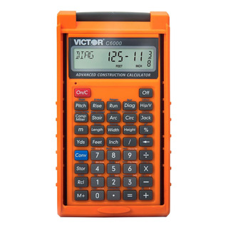 Calculadora De Construcción Avanzada Victor C6000 Con Estuch Calculadora De Construcción Avanzada Victor C6000 Con Estuch