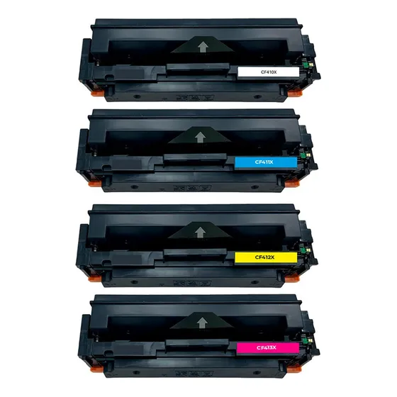 Juego 4 Colore Toner Cf410x 411x 412x 413x Hp M452 M477 M377