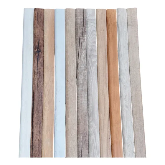 Perfil Transición Reductor Tipo R De Pvc Piso Vinil Lvt