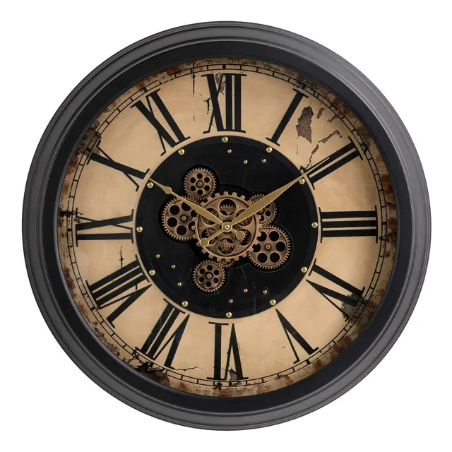 Glitzhome Reloj Pared Vintage 27.50  Profundidad Silencioso