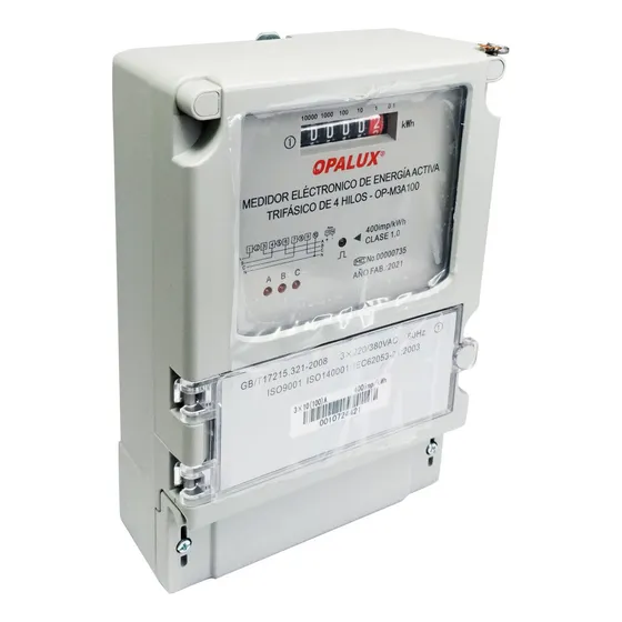 Medidor De Energía Trifásico Analógico 220v/380v Opalux