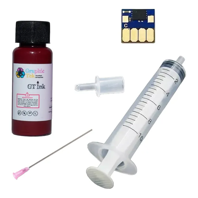 Kit Para Rellenar Compatible Cartucho Hp 712xl Magenta Chip