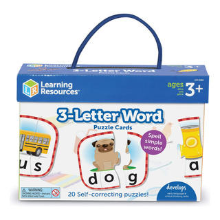 Puzzle Cards Learning Resources Word Kindergarten De 3 Letra Puzzle Cards Learning Resources Word Kindergarten De 3 Letra
