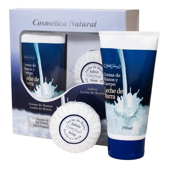Pack Crema Manos+jabon Leche De Burra Neutra