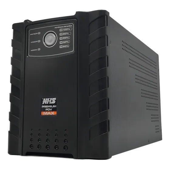 No break NHS Premium PDV GII 2200VA Entrada e Saída Bivolt 120V/220V preto