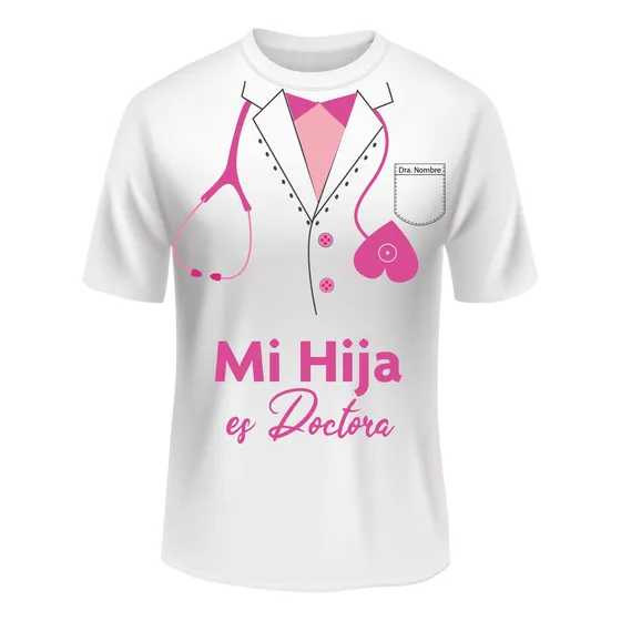 Remera Graduación Doctores Personalizados.