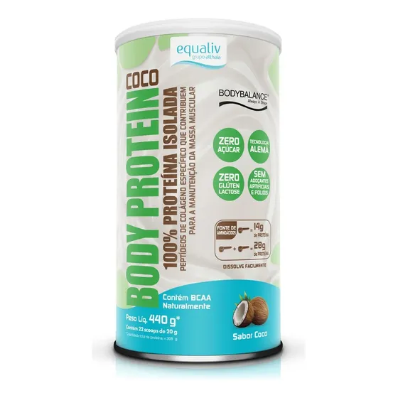 Body Protein Coco 440g - Equaliv