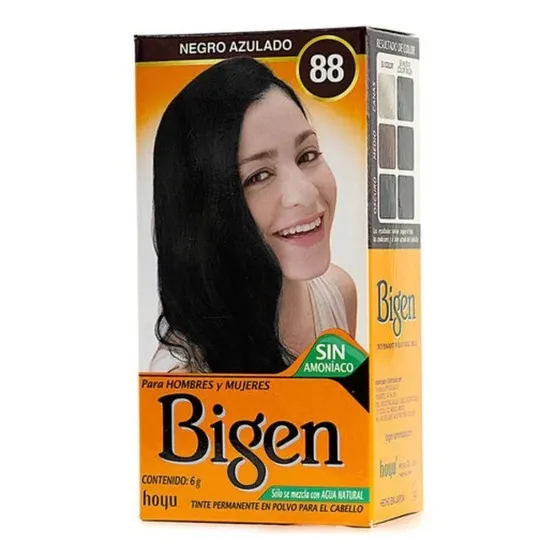 Tintura Bigen Bigen tono negro azulado 88 para cabello