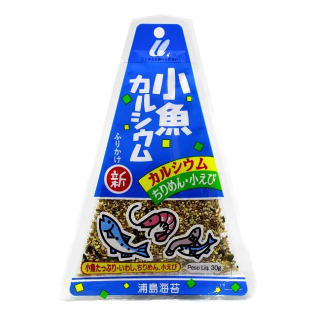 Furikake Urashima Crustaceos Frutos Do Mar Calcio Peixe 30g