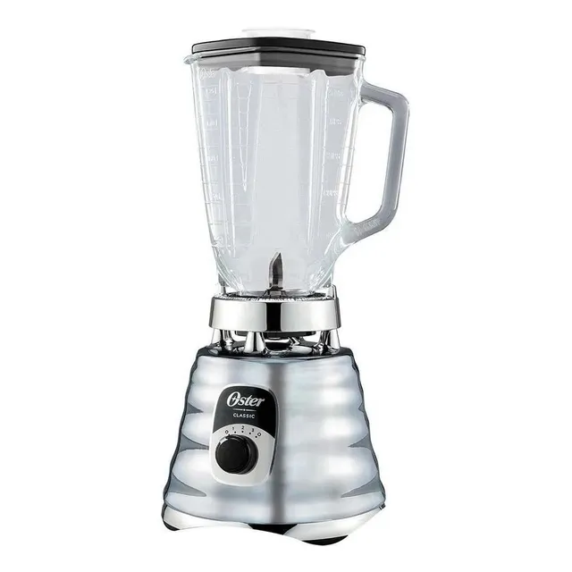 Licuadora Oster Classic con control de perilla 3 velocidades 1.25L cromada BLST4655