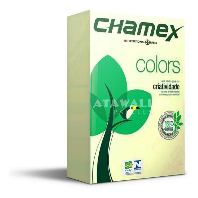 Resma A4 75 Grs Chamex Amarillo