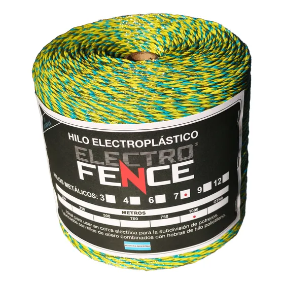 Hilo Electroplastico 7 Hebras 1000 Mts Boyero Electrico