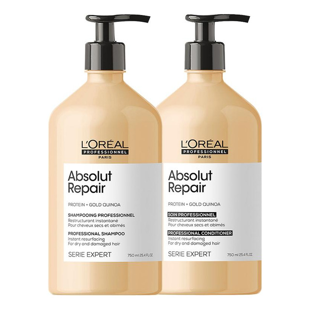 Kit L'oréal Pro Gold Quinoa - Shampoo E Condicionador 750ml Kit L'oréal Pro Gold Quinoa - Shampoo E Condicionador 750ml
