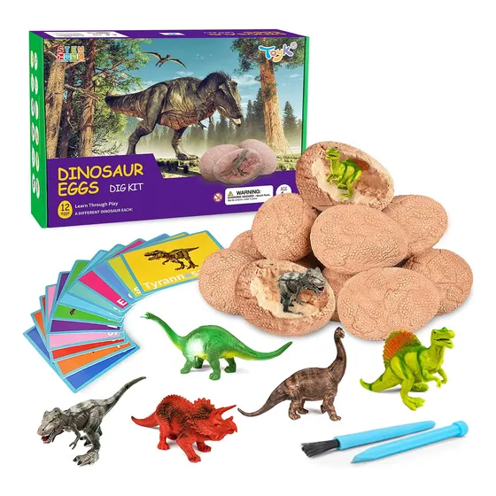 Sets De Muñecos A 12 Huevos Fósiles De Dinosaurio Únicos
