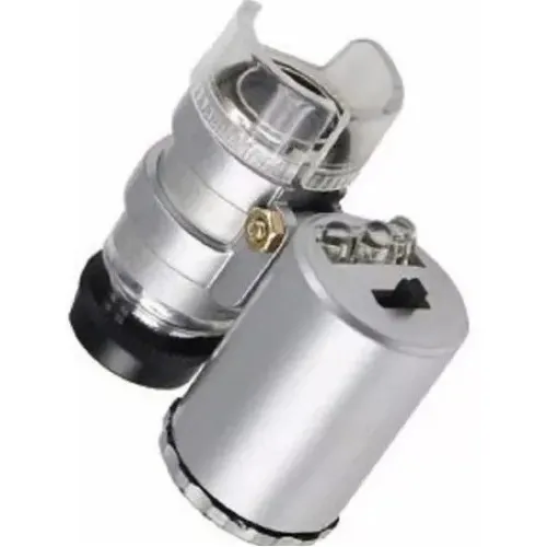 Microscopio Óptico Lupa De Bolsillo 60x Genérica