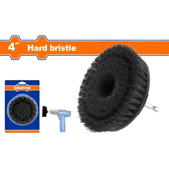 Cepillo Circular De Cerda Dura 100mm 4'' Wadfow