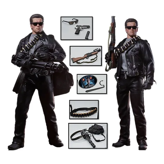 Action Figure Exterminador Futuro T800 Boneco Terminator 1/6